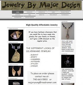 Major Endeavors Silverware Jewelry