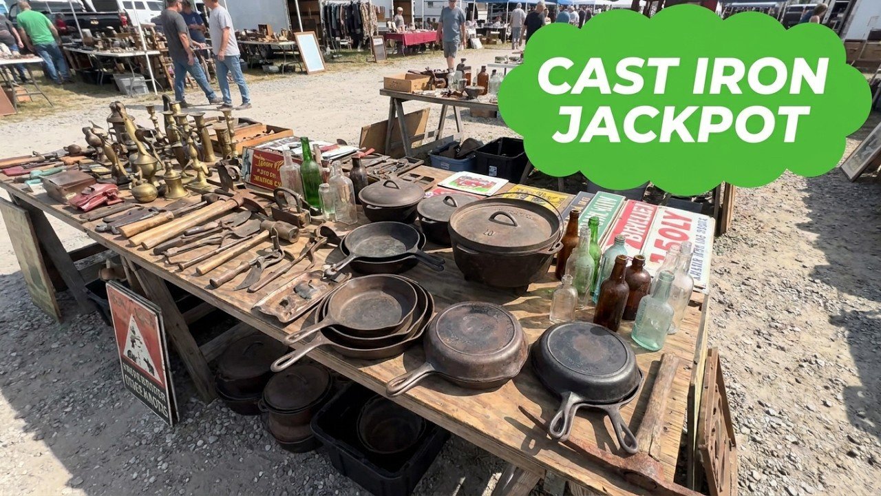 Discover Unique Vintage Kitchenware Treasures at Your Local Flea Market