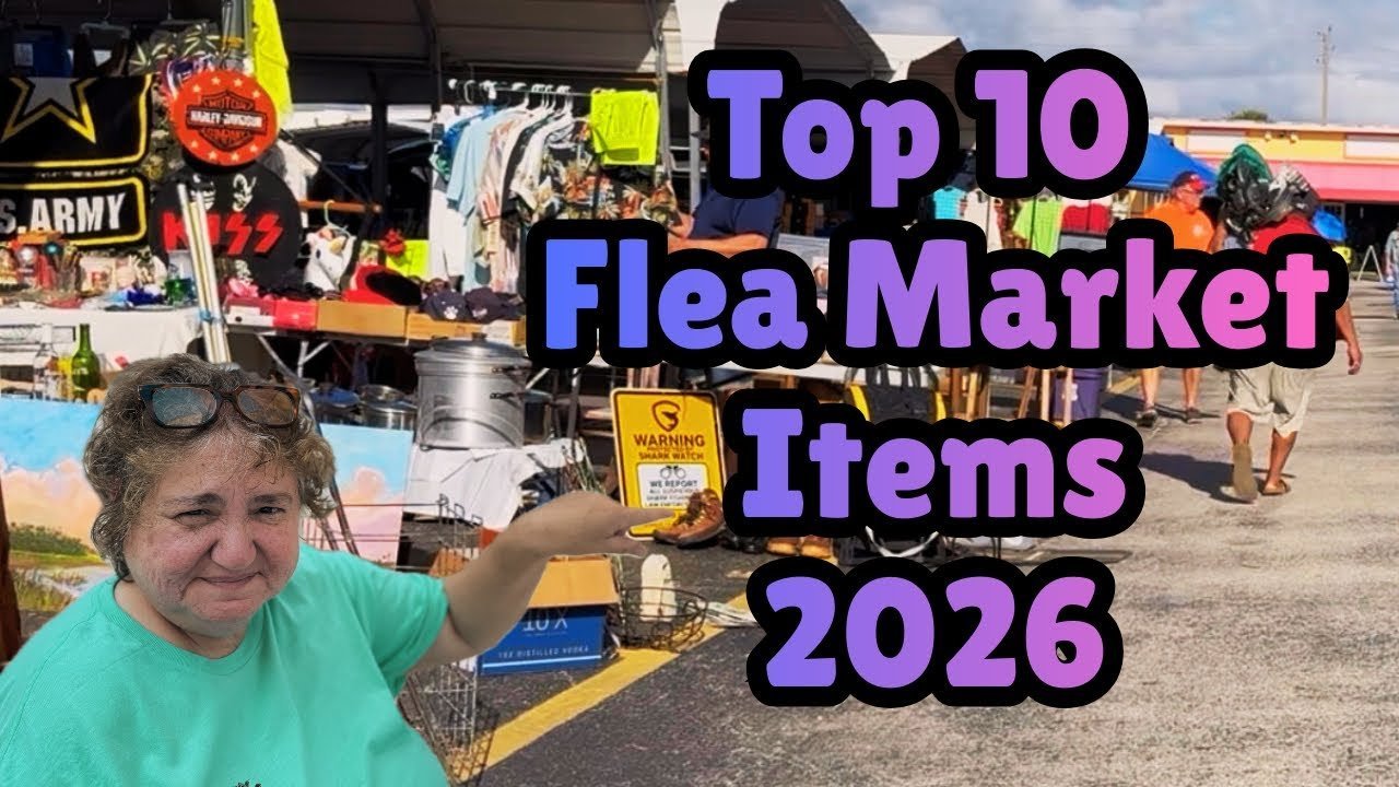 Top 10 Best Items to Sell at Flea Markets for Maximum Profit