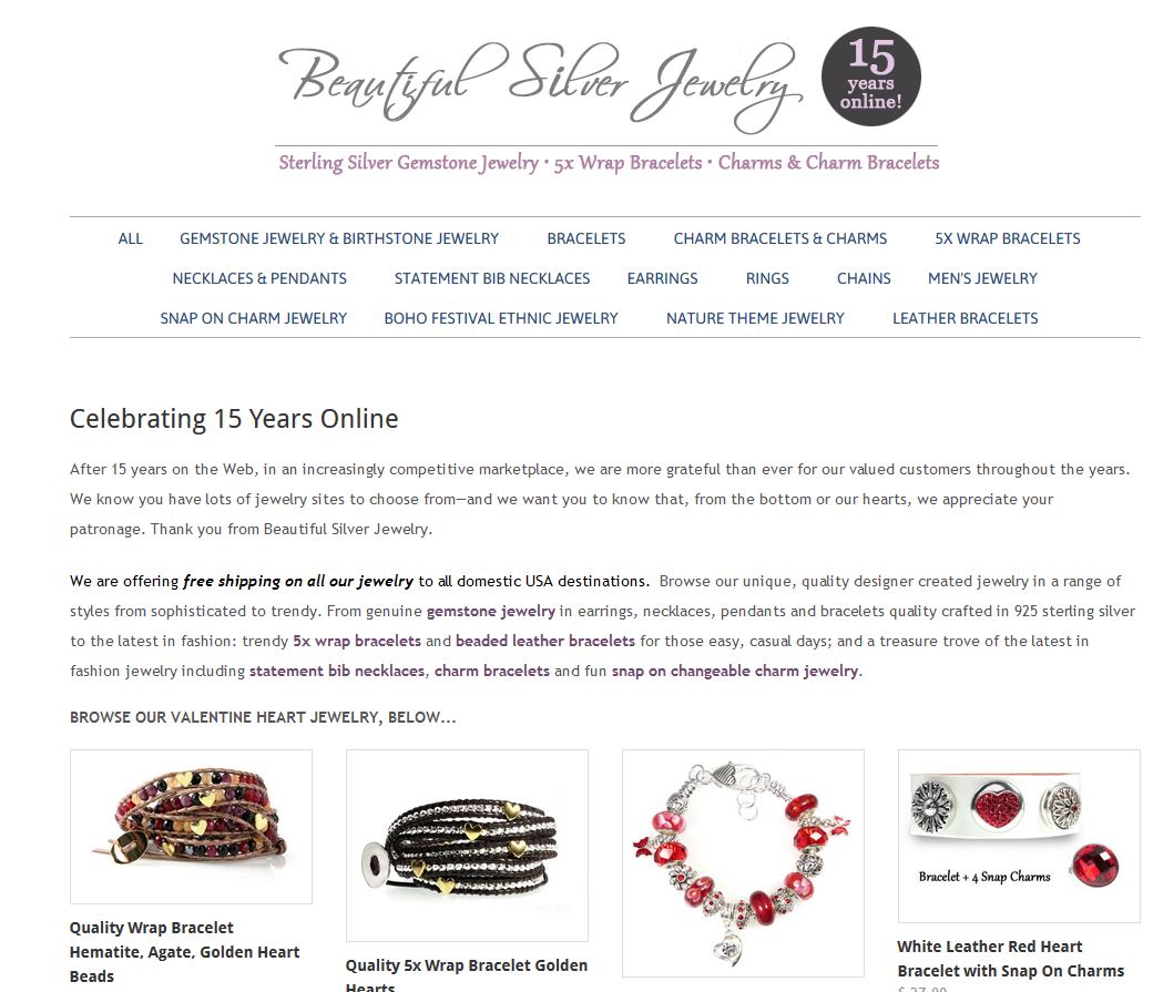 Beautiful Silver Jewelry