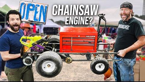 Flea Market Finds Transformed into DIY Go-Kart Triumph