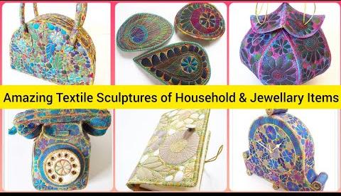 Swedish Artist Transforms Household Items into Embroidered Art