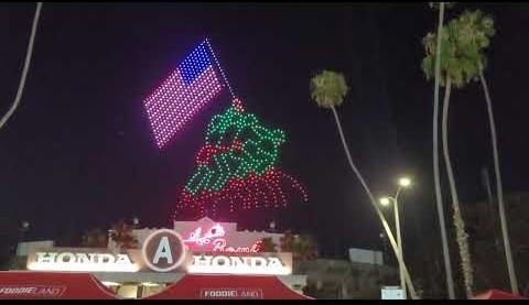 Rose Bowl Fourth of July Celebrates with Dazzling Drone Show
